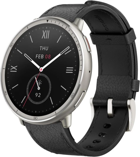 Amazfit Active 2 Montre connectée Homme Femme 44mm, Paiement NFC, AI, GPS et Cartes Gratuites, Batterie 10 Jours,160+ Modes Sportifs, 5 ATM Water Resistant, Smartwatch pour Android et iPhone Round(NFC)