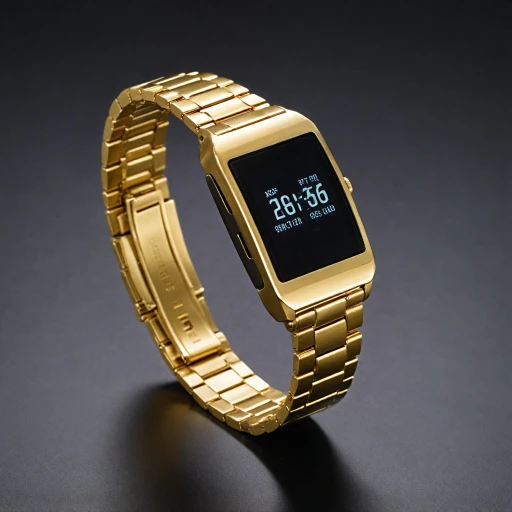 Enhance Your Fitness Tracker with a Stylish Gold Watch Band Bracelet