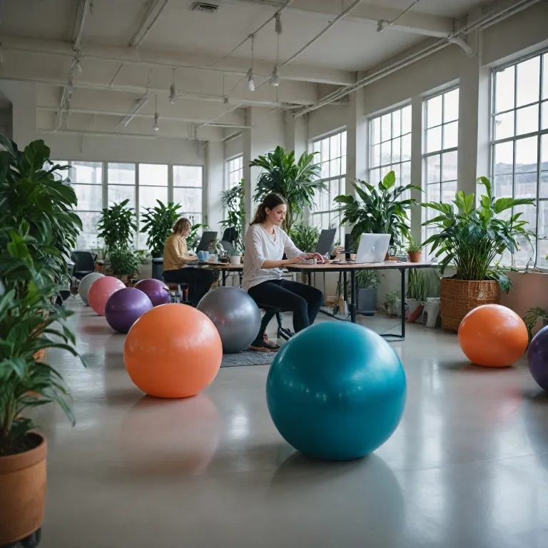 How yoga ball chairs can transform your office experience