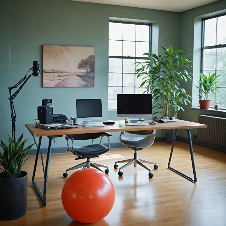 How a desk chair balance ball can improve your daily fitness routine