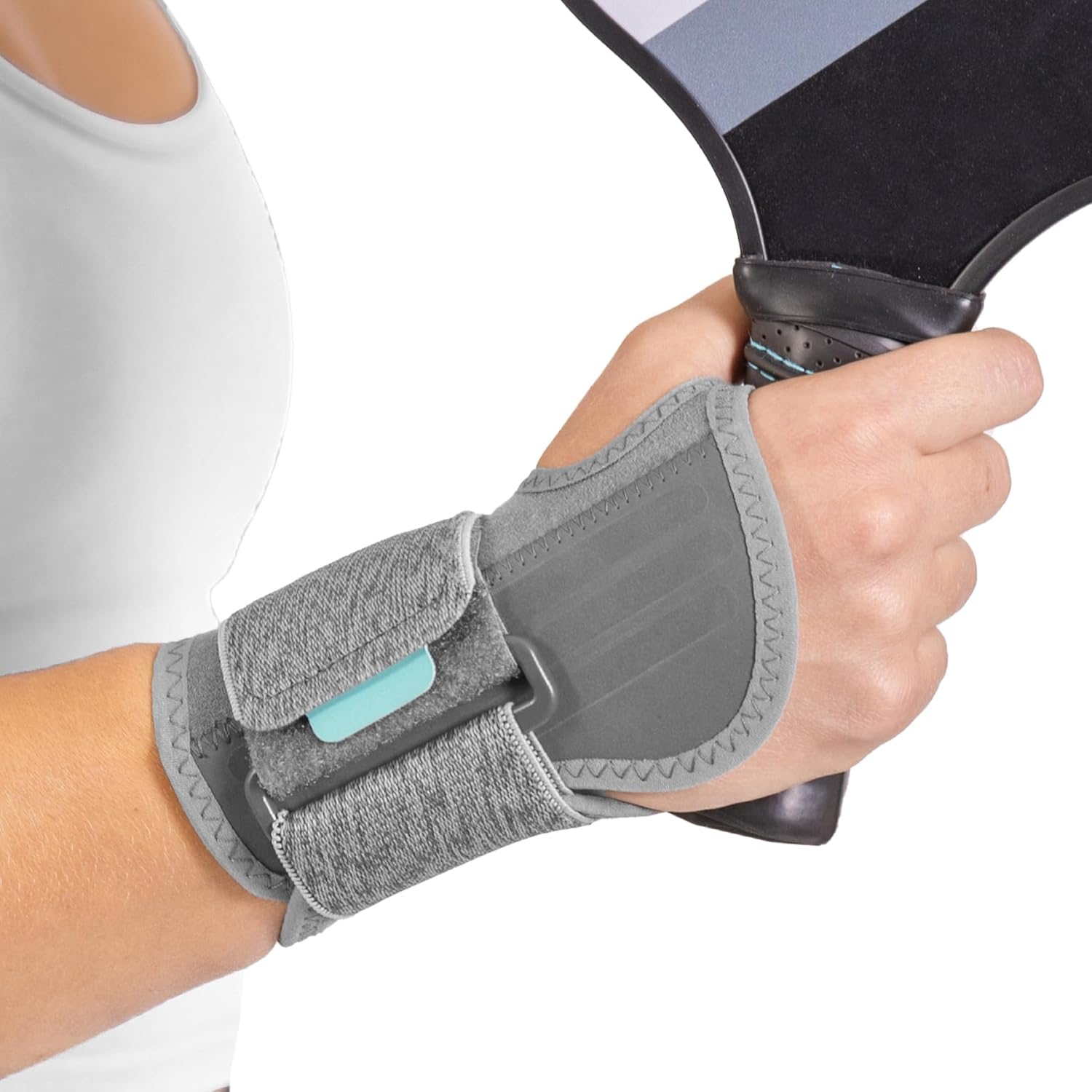 Wrist Support for Men and Women - Tennis and Pickleball Wrist Brace, Sports Injury Relief, Sprained Wrist Recovery, Tendonitis Support, Bowling, Volleyball, Golf - Left Hand (Small) Small Left