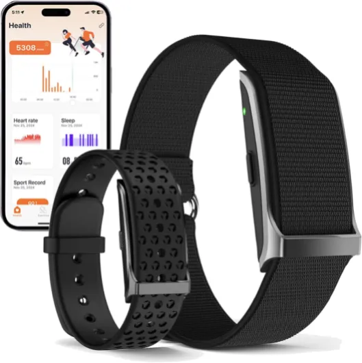 Health Smart Bracelet, Activity & Fitness Trackers/SpO2/ Heart Rate / Blood Pressure/ Sleep Stress/IP68 Waterproof for120 Sport Modes,Automatic Monitoring Wearable Fitness Tracker Comes With Free App Black