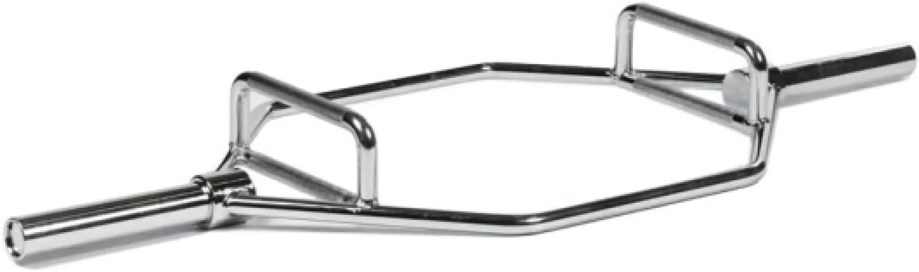 Hex Trap Bar, Olympic Weightlifting Barbell, Rated 500 LB, Knurled Grips, Reduces Wrist, Back & Shoulder Strain During Deadlifts, Shrugs, Pulls, Bent Over Rows, Squat Jumps