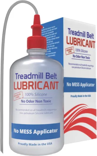 Treadmill Belt Lubricant - 100% Silicone - USA Made - No Odor & No Propellants - Applicator Tube for Full Belt Width Lubrication at a Controlled Flow-So Easy