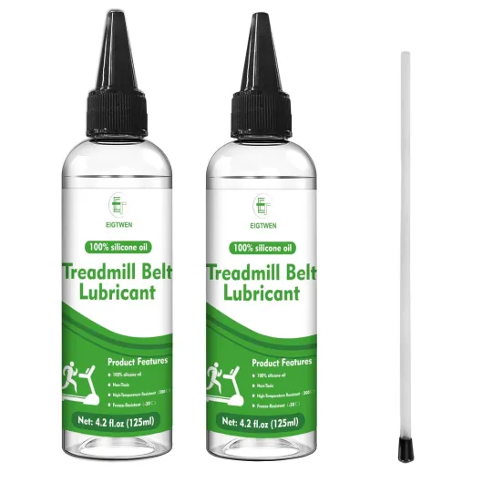 2 x 125ml Treadmill Lubricant for Belt, 100% Silicone Treadmill Oil, High Temperature Resistant Stable Treadmill Belt Lubricant, Treadmill Lube Suitable for Most Types of Treadmills