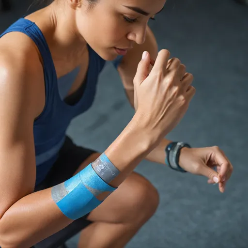 Understanding how kinesiology tape works for fitness tracking