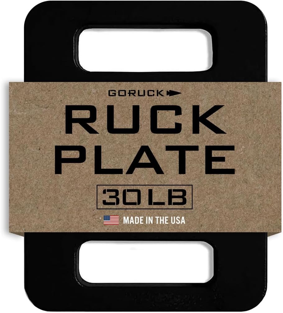 Ruck Plate – USA Made Weight for Rucking, Strength & Fitness, Fits with Rucker & Ruck Plate Carrier – 10LB, 20LB, 30LB, 45LB 30LBS