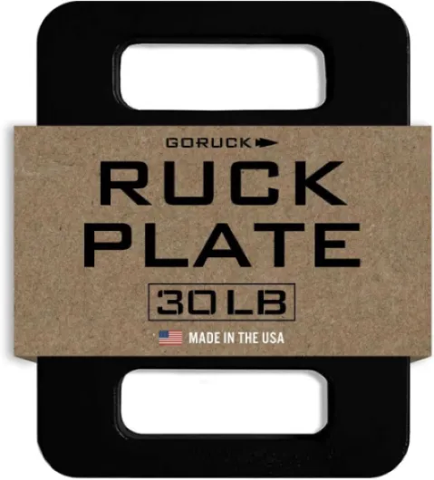 Ruck Plate – USA Made Weight for Rucking, Strength & Fitness, Fits with Rucker & Ruck Plate Carrier – 10LB, 20LB, 30LB, 45LB 30LBS