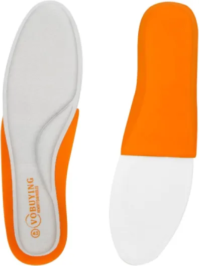 Memory Foam Sports Insoles U-Heel Cup Arch Support – Shock-Absorbing Comfort for Men & Women, Sneakers, Boots & Leather Shoes（M9-42）