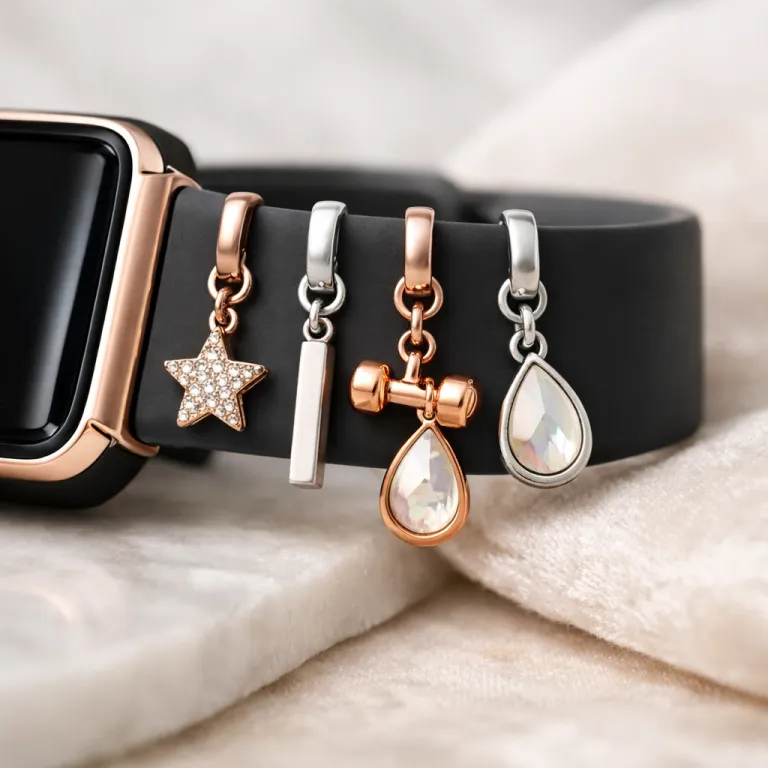 Elegant apple watch charms that elevate your fitness tracker style