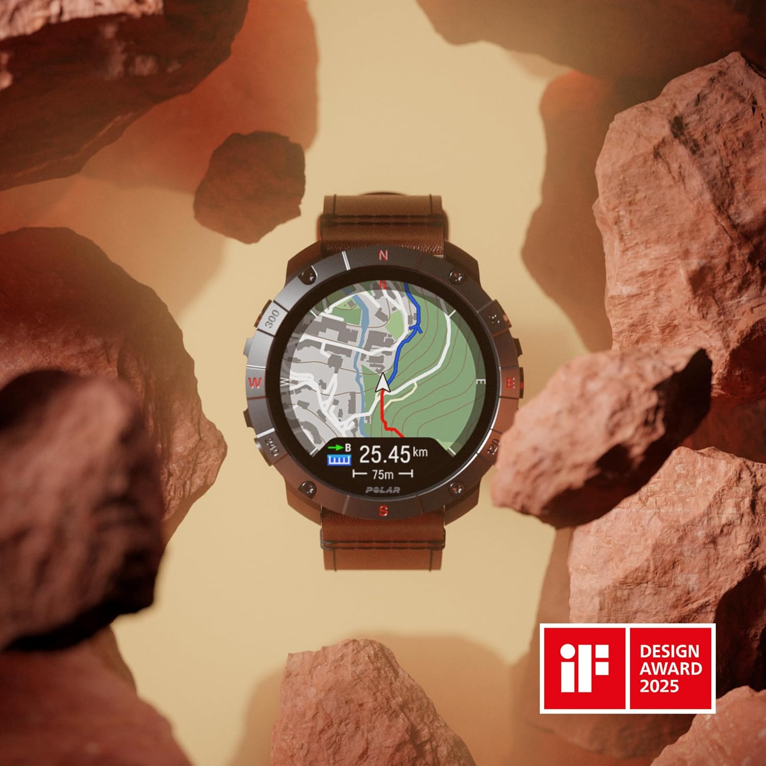 Grit X2 Pro Premium GPS Smart Sports Watch – Ultimate Outdoor Adventure Watch with Rugged Design, Advanced Navigation, Sports Tracking, and Heart Rate Technology for Peak Performance Titan