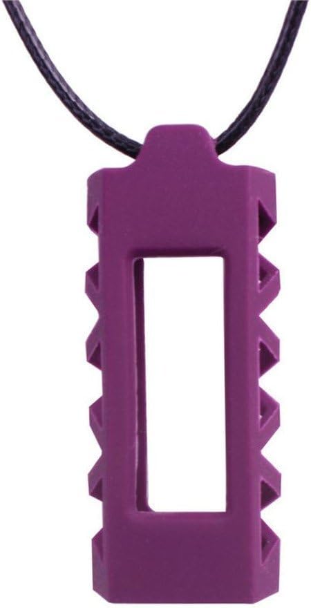 NEO+ Necklace with Silicone Pendant Holder Cover Case For Fitbit Alta or Alta HR Tracker PLUM