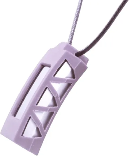 NEO+ Necklace with Silicone Pendant Holder Cover Case For Fitbit Alta or Alta HR Tracker PURPLE