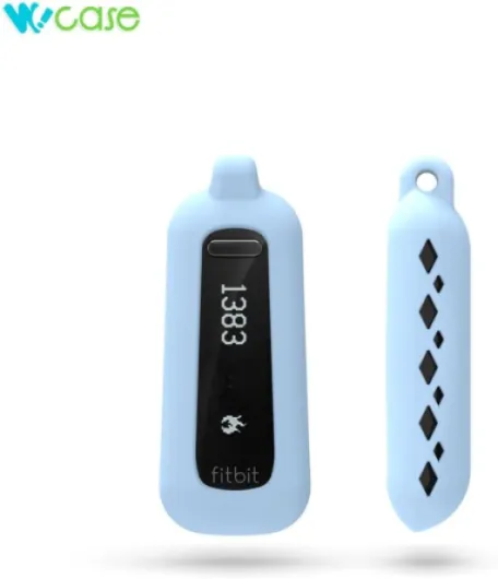 Pendant Necklace (Light Icy Blue, Classic) For Fitbit One Activity And Sleep Tracker Wristband Band Bracelet (Best Gift For Fitbit One User)