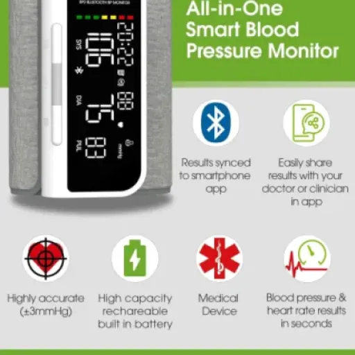 OxiPro BP2 Smart Blood Pressure Monitor Review: compact cuff with a genuinely useful app